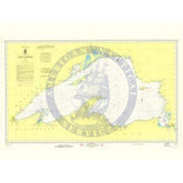 Historical Nautical Chart LS9M-07-1970: WI, Lake Superior Year 1970